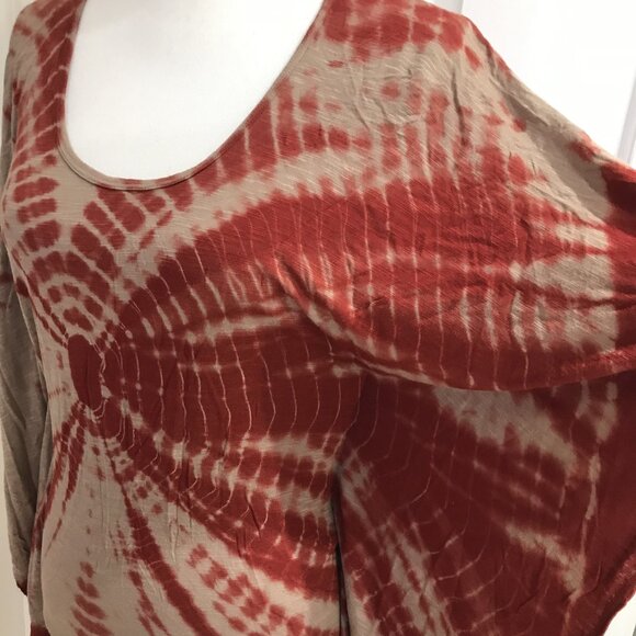 Young Fabulous & Broke Tie Dye Poncho Shirt XS - Picture 7 of 10